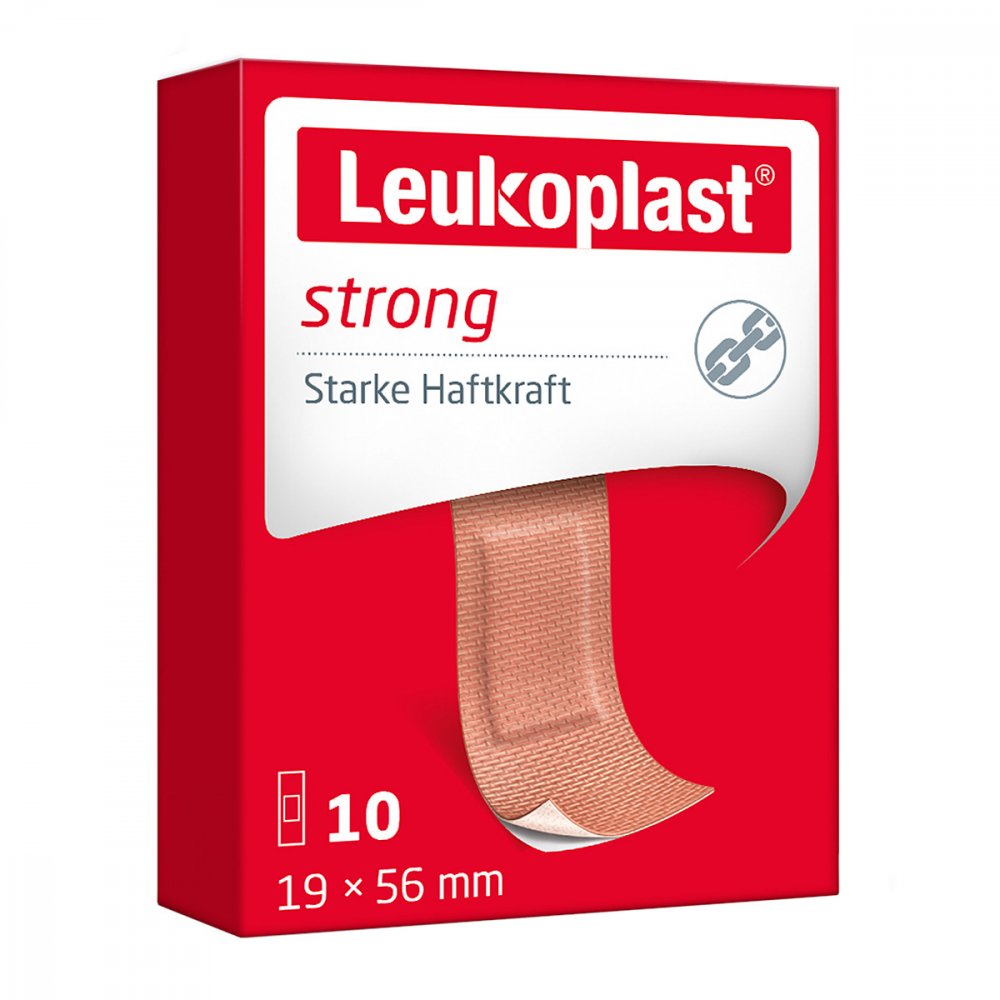 Leukoplast Strong Strips 19x56 Mm (10 stk)
