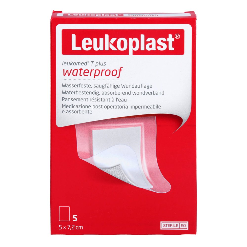 Leukoplast Leukomed T Plus Steril 5x7,2 Cm (5 stk)