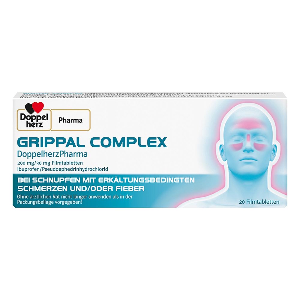 Grippal Complex Doppelherzpharma 200 Mg/30 Mg Fta (20 stk)
