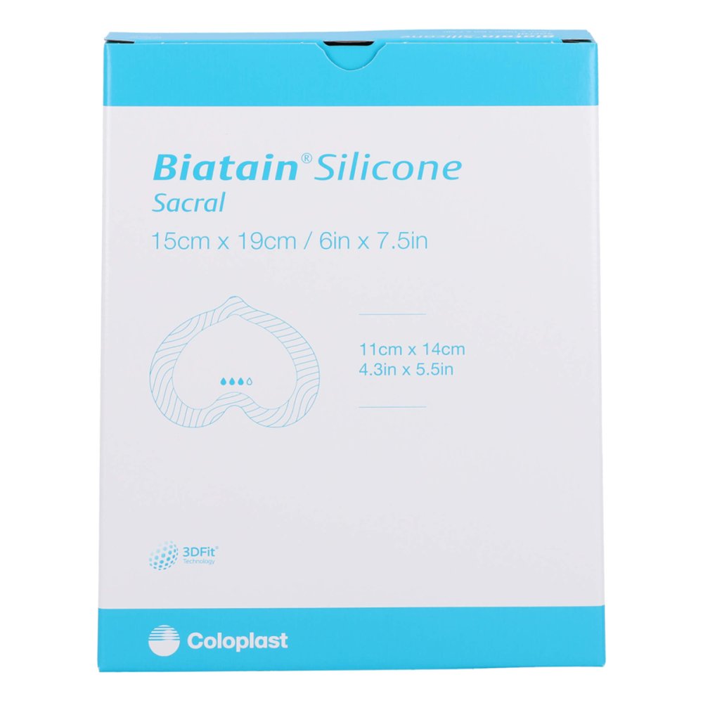 Biatain Silicone Schaumverb.Sakrum Klein 15x19 Cm (5 stk)