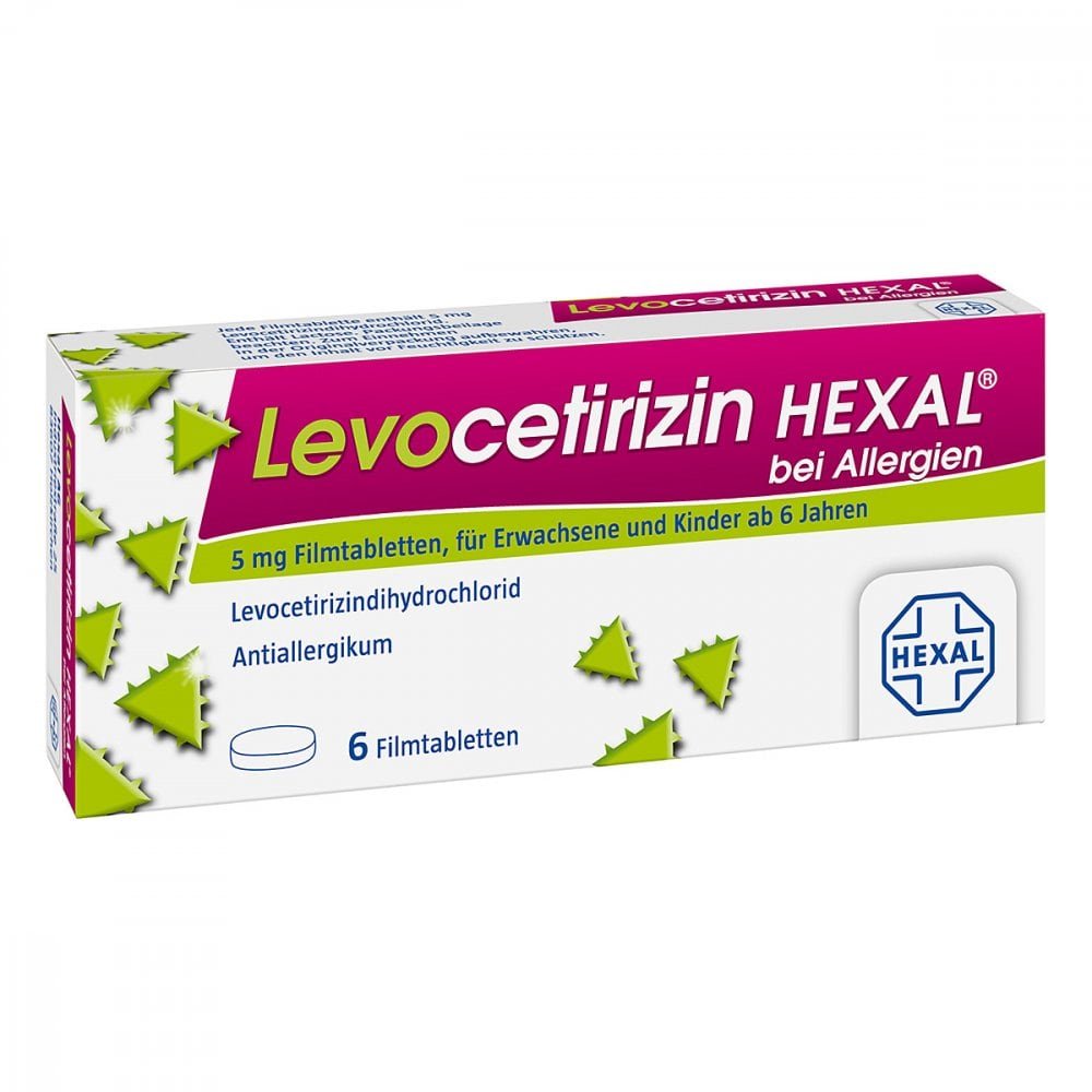 Levocetirizin Hexal Bei Allergien 5 Mg Filmtabl. (6 stk)