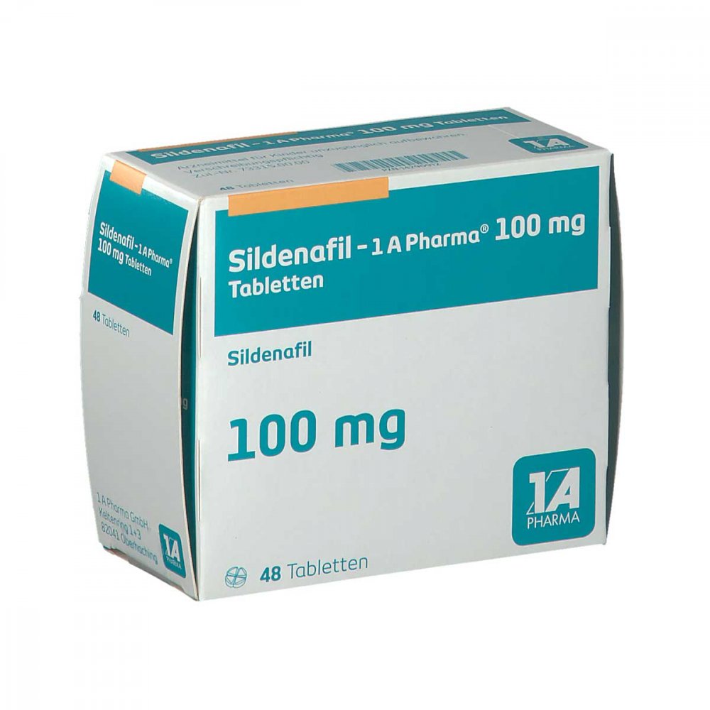 Sildenafil-1a Pharma 100 Mg Tabletten (48 stk)