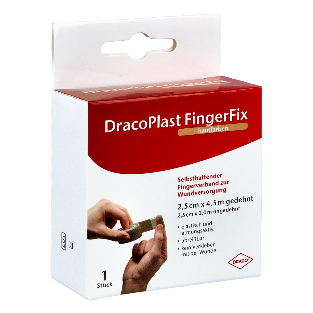 Dracoplast Fingerfix 2,5 Cmx4,5 M M.Wundk.Haut (1 stk)