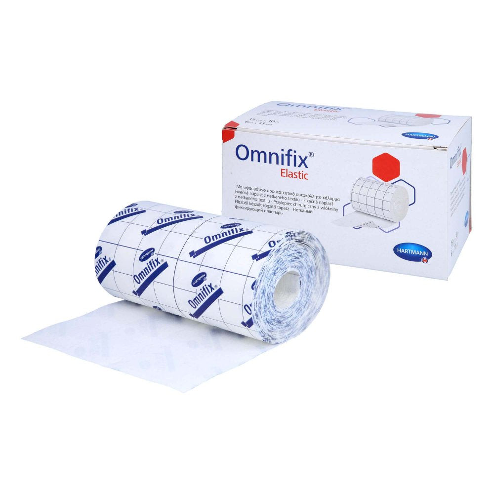 Das Produktfoto zeigt Omnifix Elastic 15 Cmx10 M Rolle (1 stk) PZN 14306903