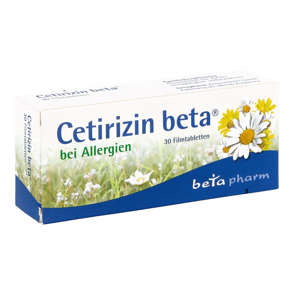 Cetirizin Beta Filmtabletten (30 stk)