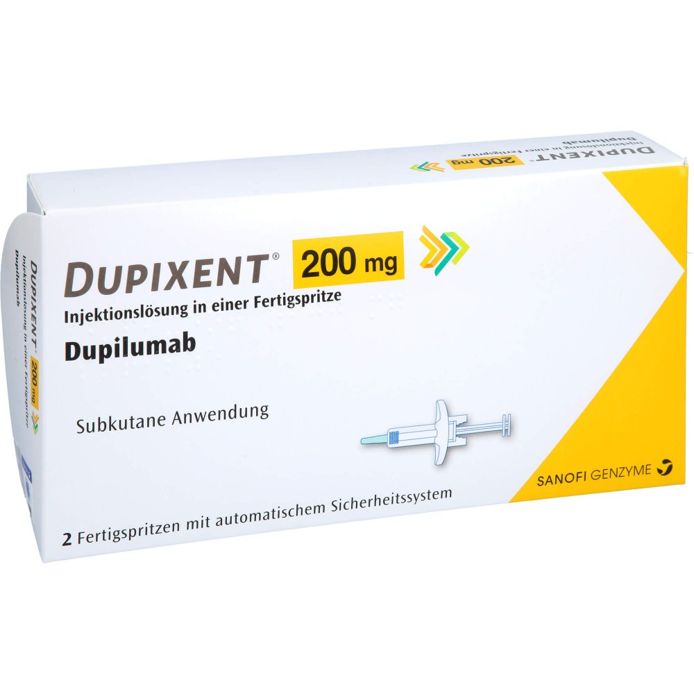 Dupixent 200 Mg Inj.-Lsg.I.E.Fertigspr.M.Sich.Sys. (2 stk)