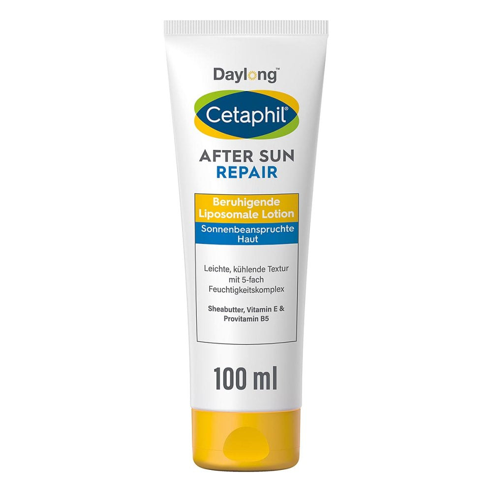 Das Produktfoto zeigt Cetaphil Sun Daylong After Sun Repair Lotion (100 ml) PZN 14350927