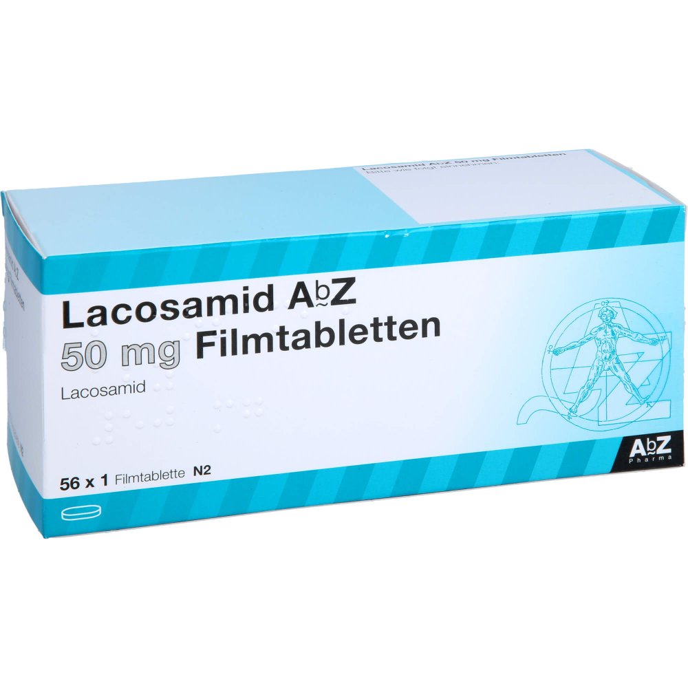 Lacosamid Abz 50 Mg Filmtabletten (56 stk)