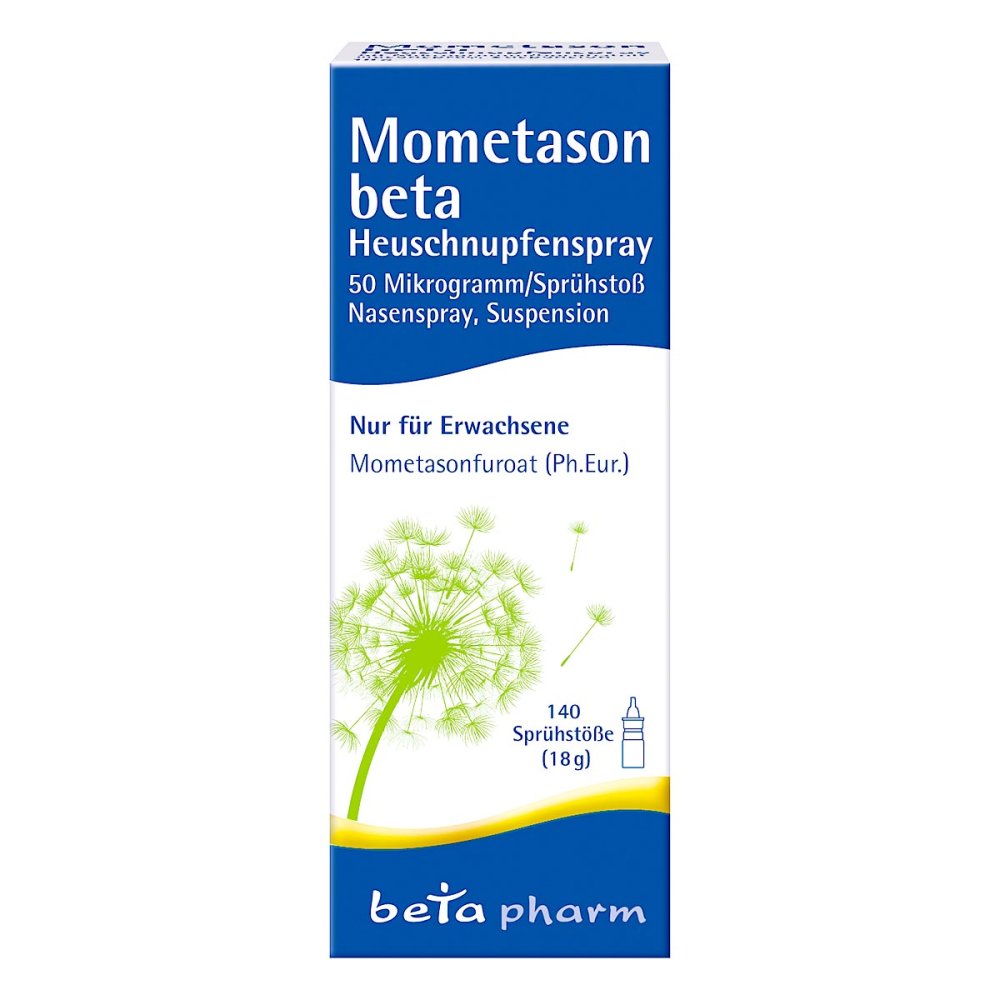 Mometason Beta Heuschnupfenspray 50μg/Sp.140 Sp.St (18 g)