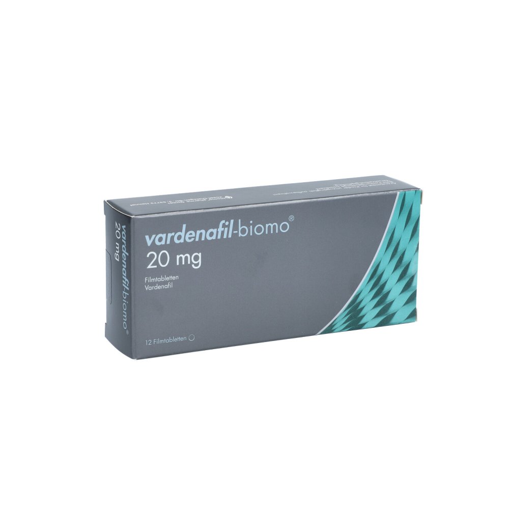 Vardenafil-Biomo 20 Mg Filmtabletten (12 stk)