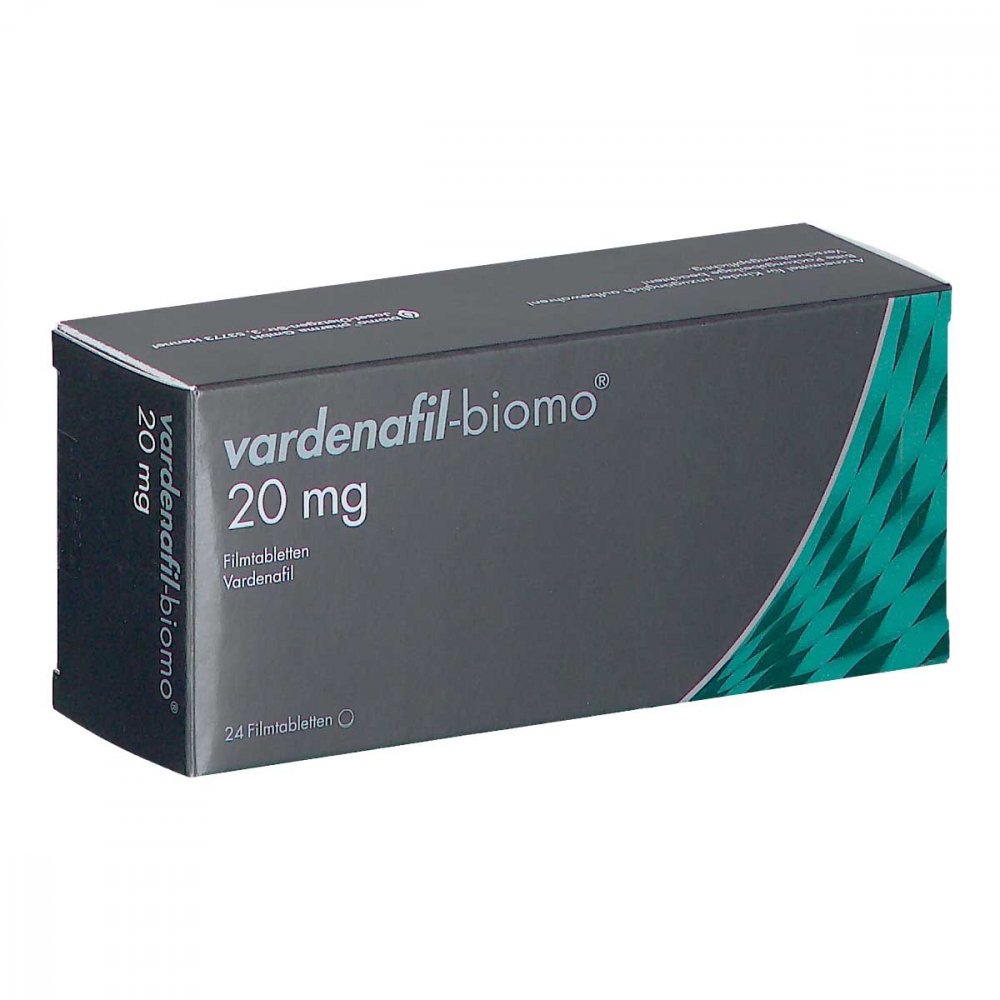 Vardenafil-Biomo 20 Mg Filmtabletten (24 stk)