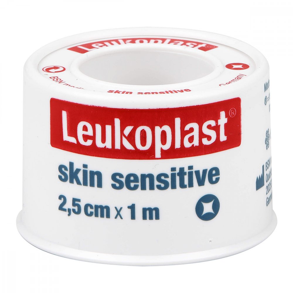 Leukoplast Skin Sensitive 2,5 Cmx1 M M.Schutzring (1 stk)