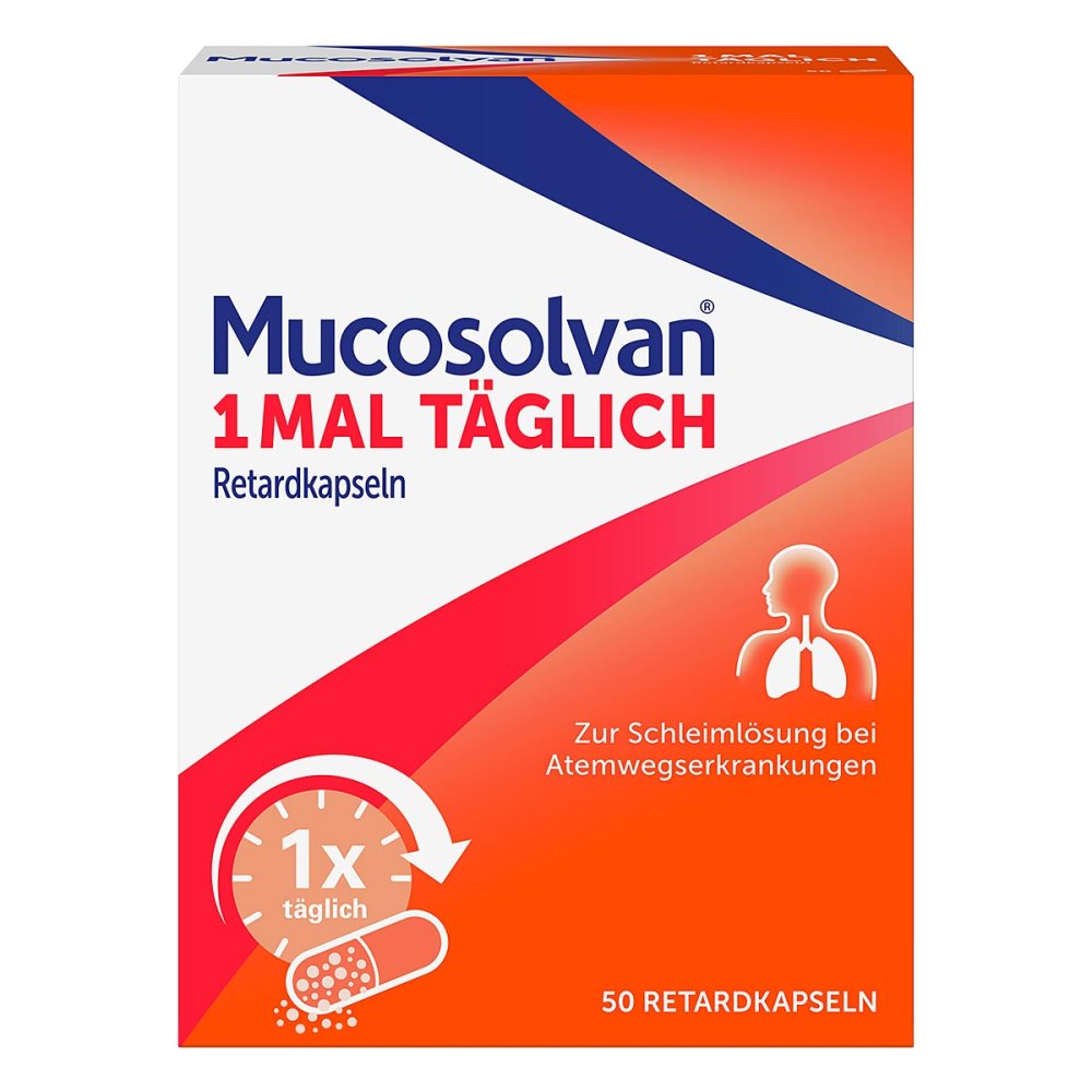 Mucosolvan 1mal Täglich Retardkapseln (50 stk)