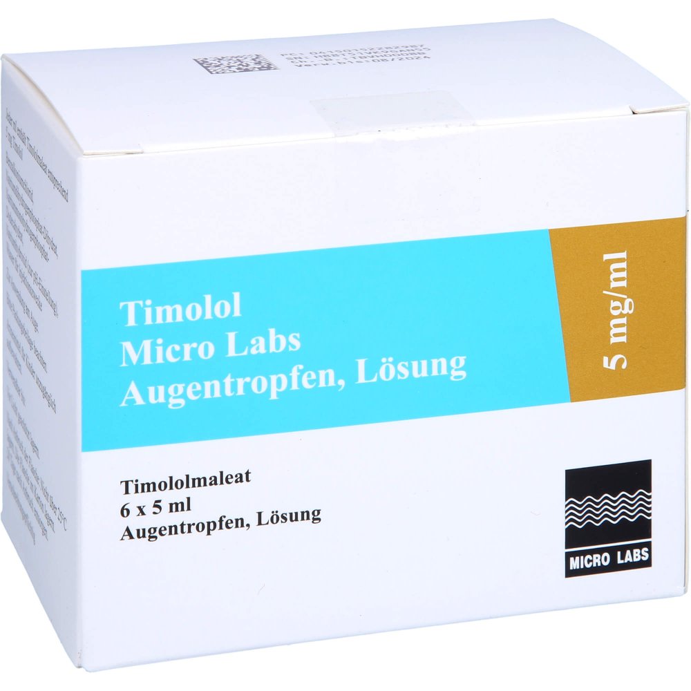 Timolol Micro Labs 5 Mg/Ml Augentropfen Lösung (6X5 ml)