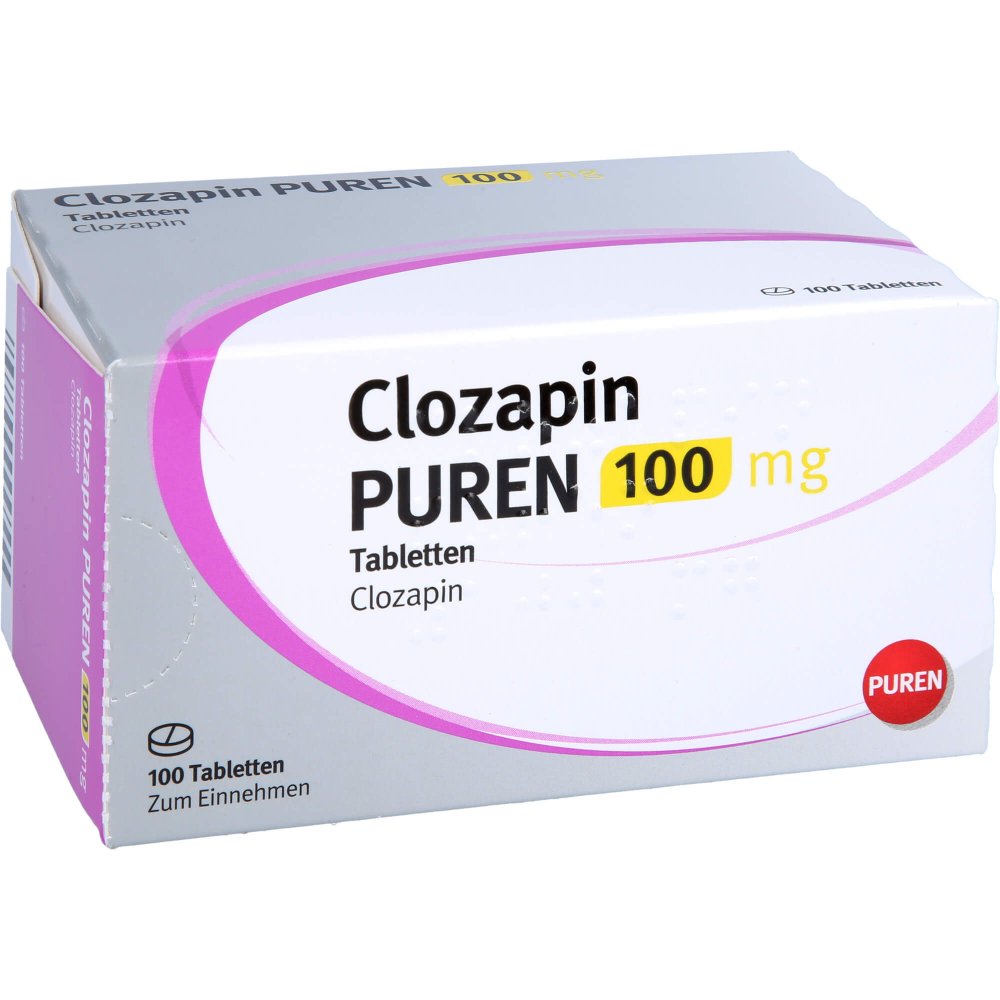 Clozapin Puren 100 Mg Tabletten (100 stk)