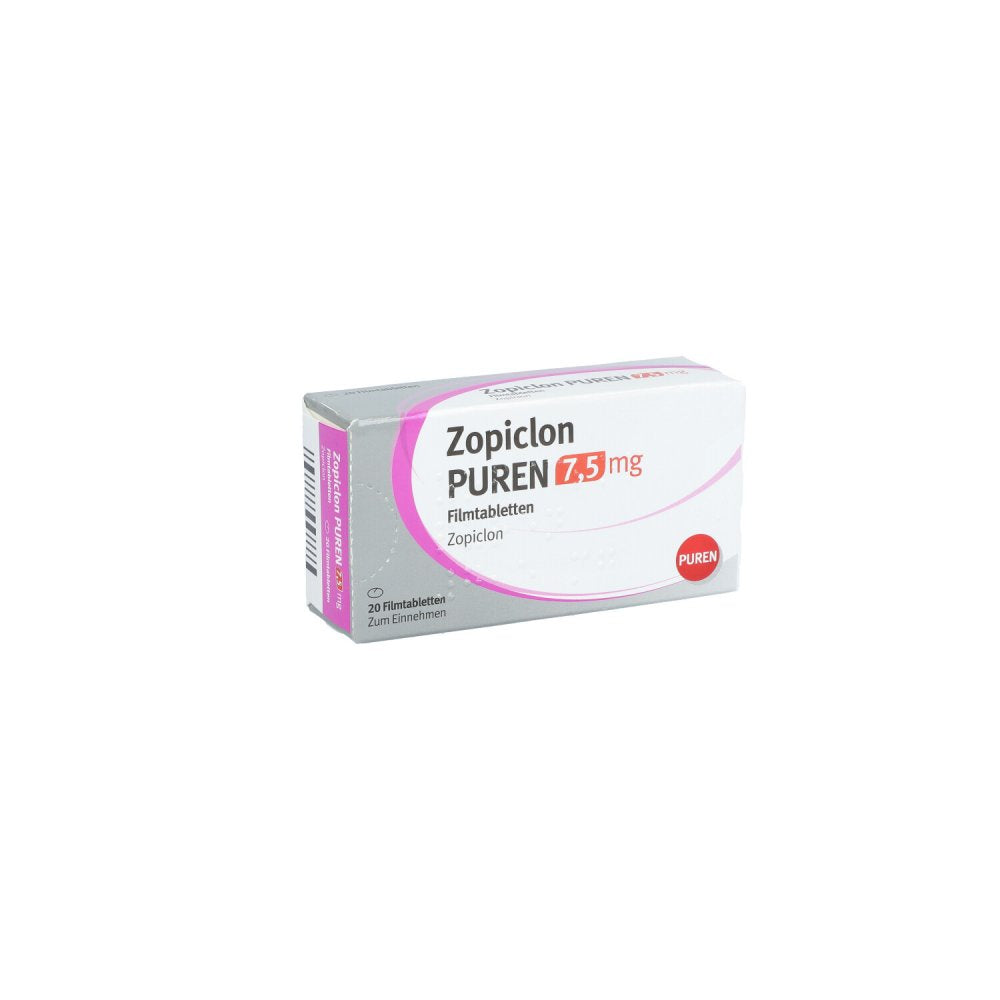 Zopiclon Puren 7,5 Mg Filmtabletten (20 stk)