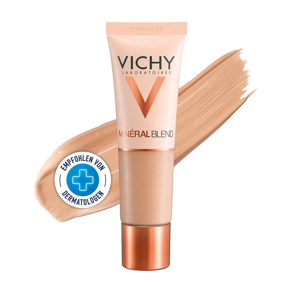 Das Produktfoto zeigt Vichy Mineralblend Make-Up 11 Granite (30 ml) PZN 15293479