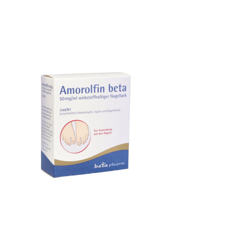 Amorolfin Beta 50 Mg/Ml Wirkstoffhalt.Nagellack (3 ml)