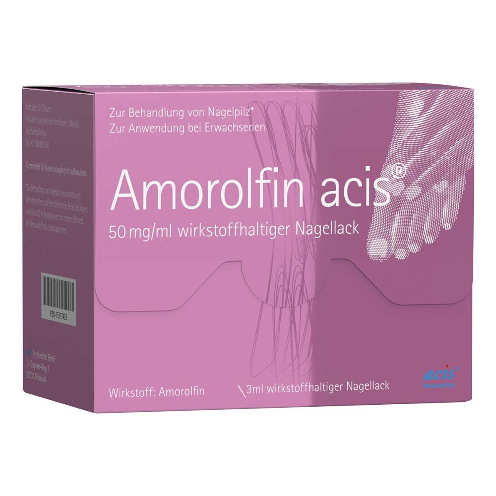 Amorolfin Acis 50 Mg/Ml Wirkstoffhalt.Nagellack (3 ml)