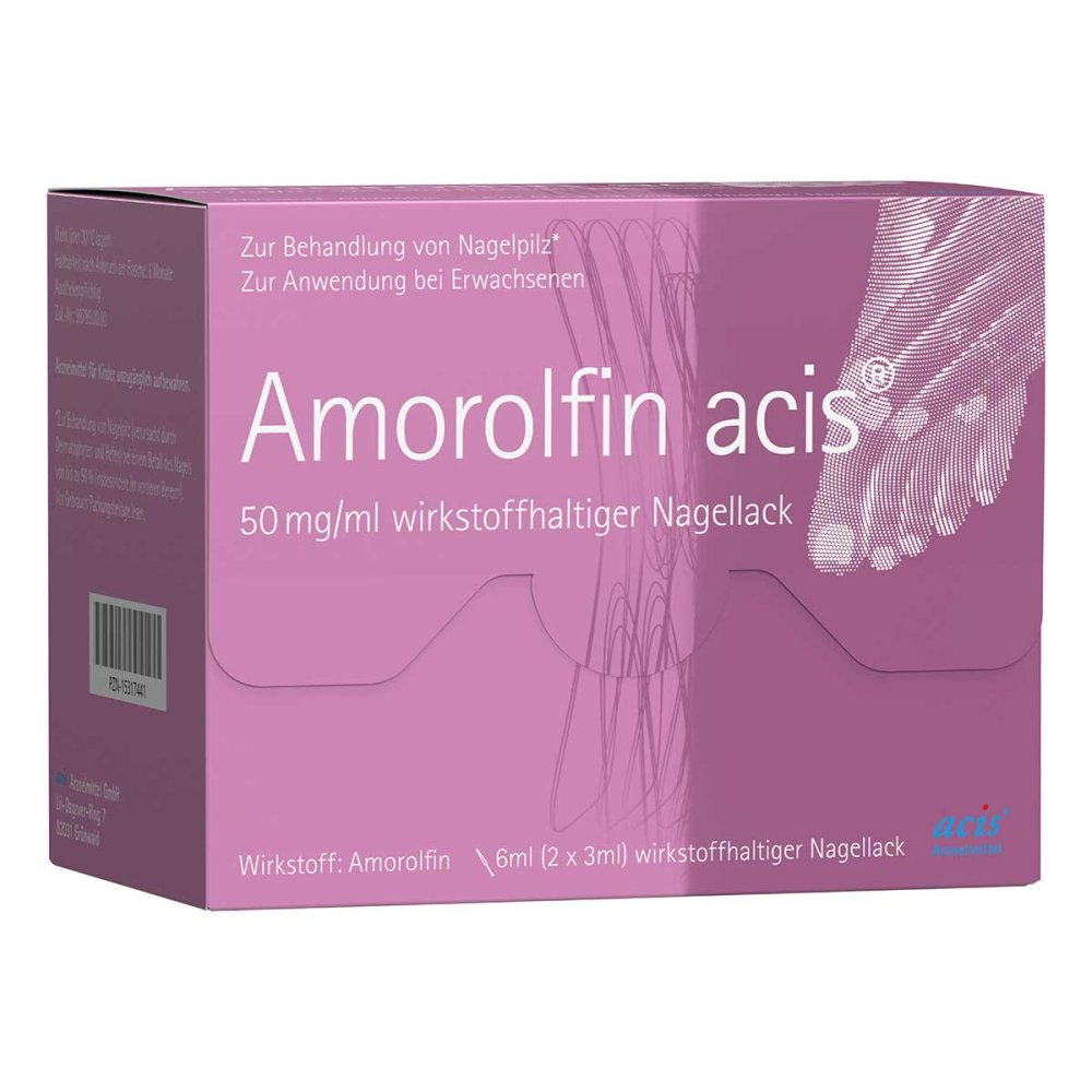 Amorolfin Acis 50 Mg/Ml Wirkstoffhalt.Nagellack (6 ml)