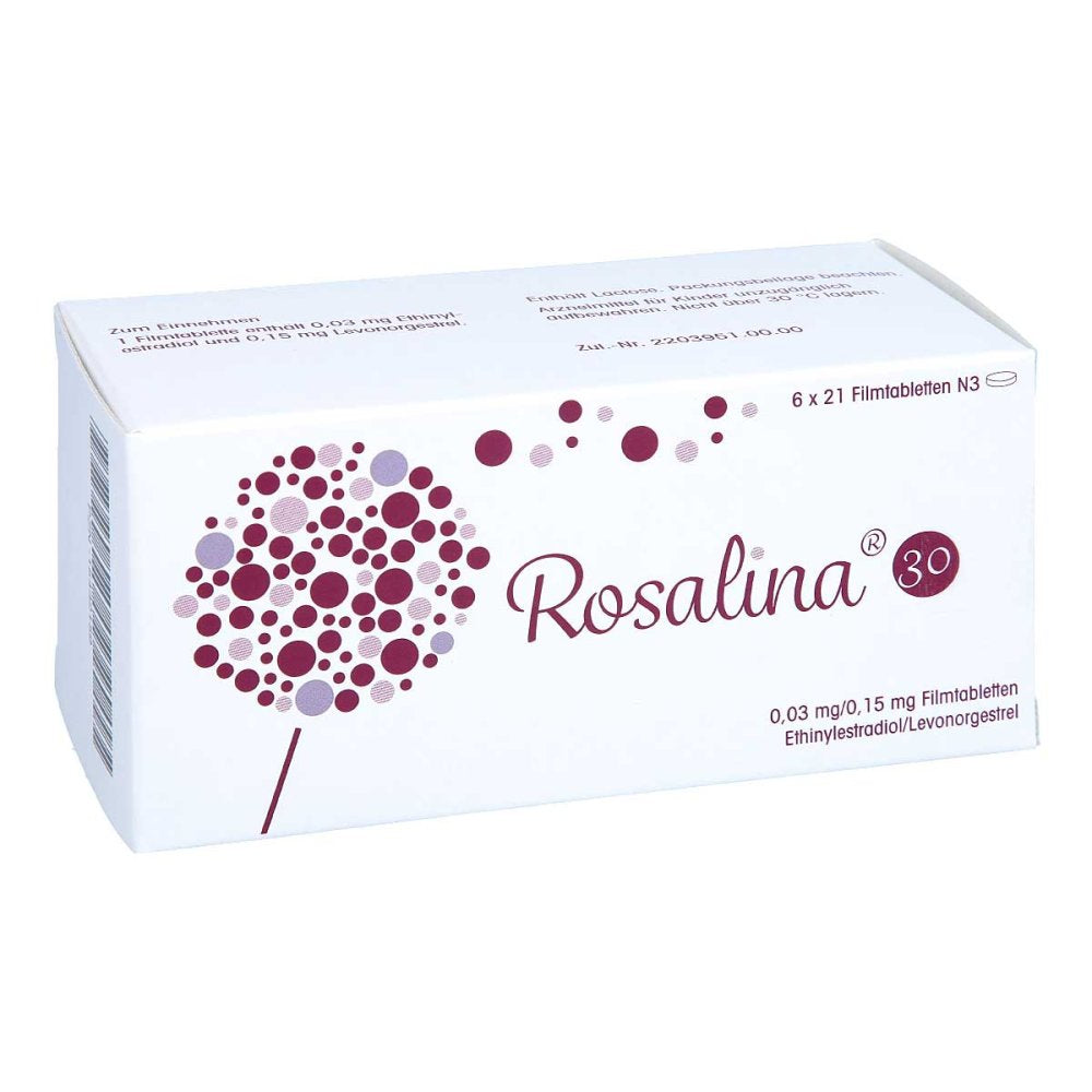 Rosalina 30 0,03 Mg/0,15 Mg Filmtabletten (126 stk)
