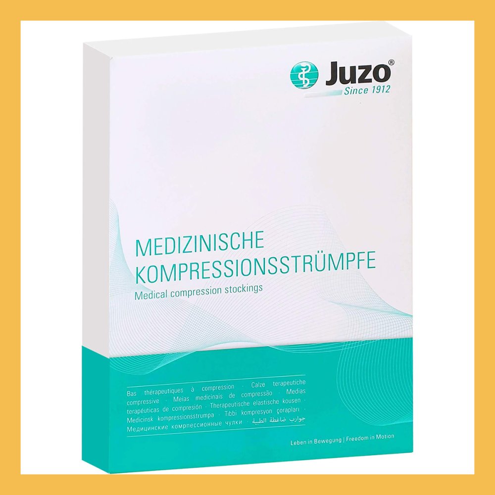 Das Produktfoto zeigt Juzo Soft K2 Ad Ex.Kurz 2 Bhb Schmal Blaub.O.Sp. (2 stk) PZN 15468447