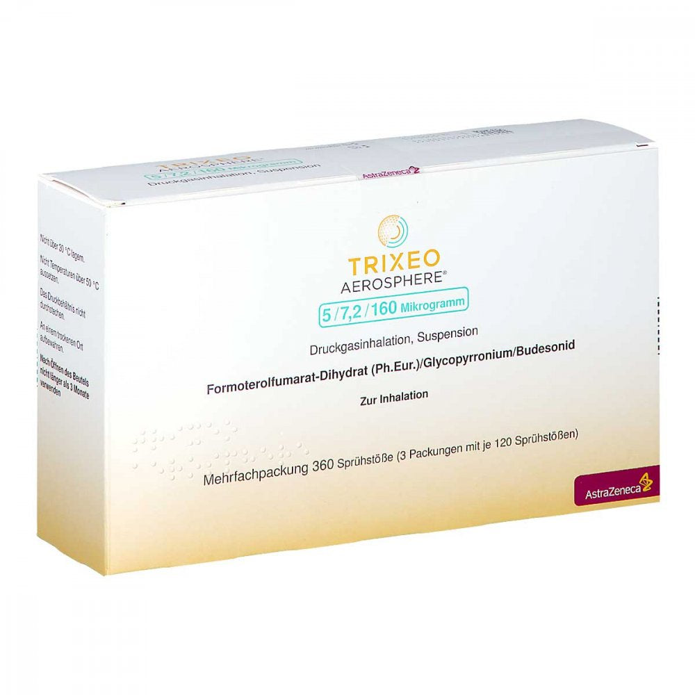 Trixeo Aerosphere 5/7,2/160μg Druckgasinh.120ed (3 stk)