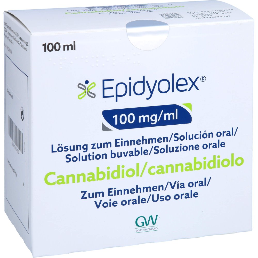 Epidyolex 100 Mg/Ml Lösung Zum Einnehmen (100 ml)