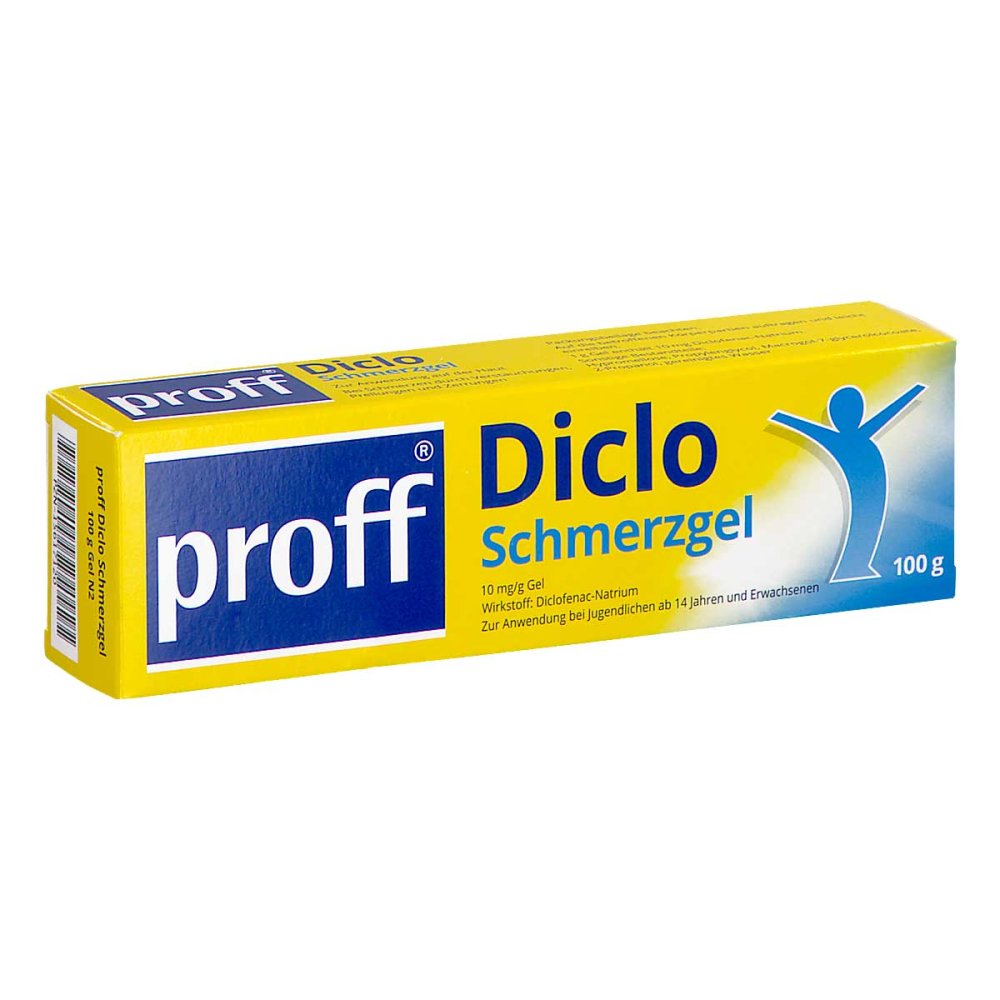 Proff Diclo Schmerzgel 10 Mg/G (100 g)