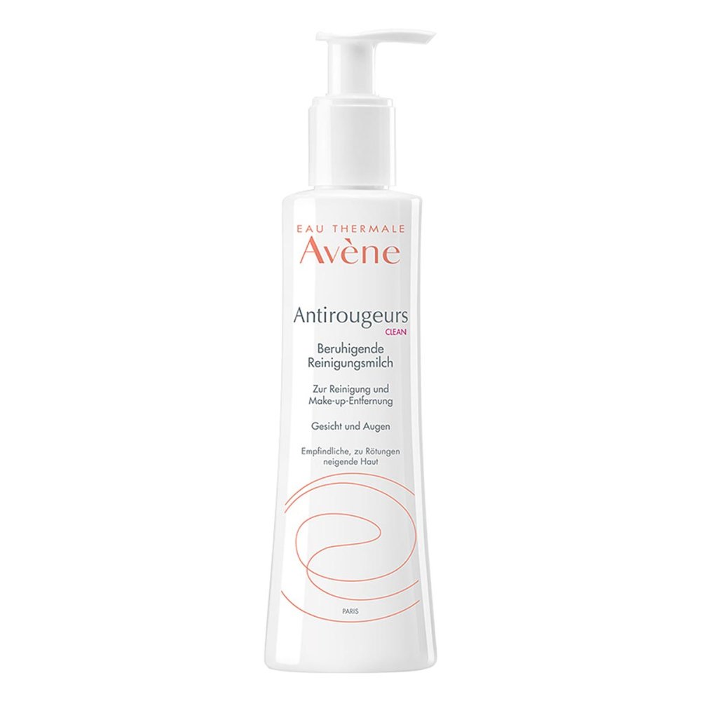 Das Produktfoto zeigt Avene Antirougeurs Clean Beruhig.Reinigungsmilch (200 ml) PZN 15656195