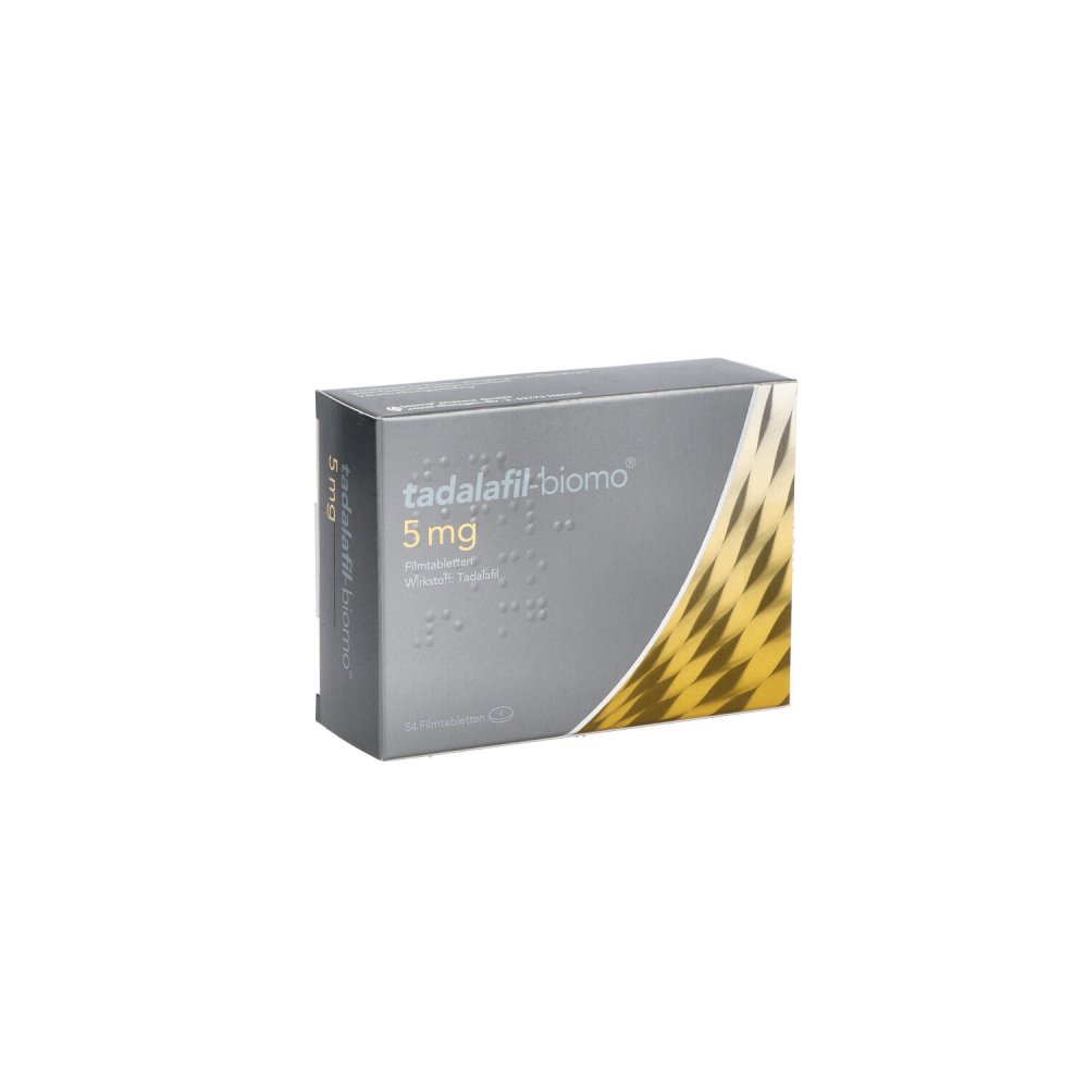 Tadalafil-Biomo 5 Mg Filmtabletten (84 stk)