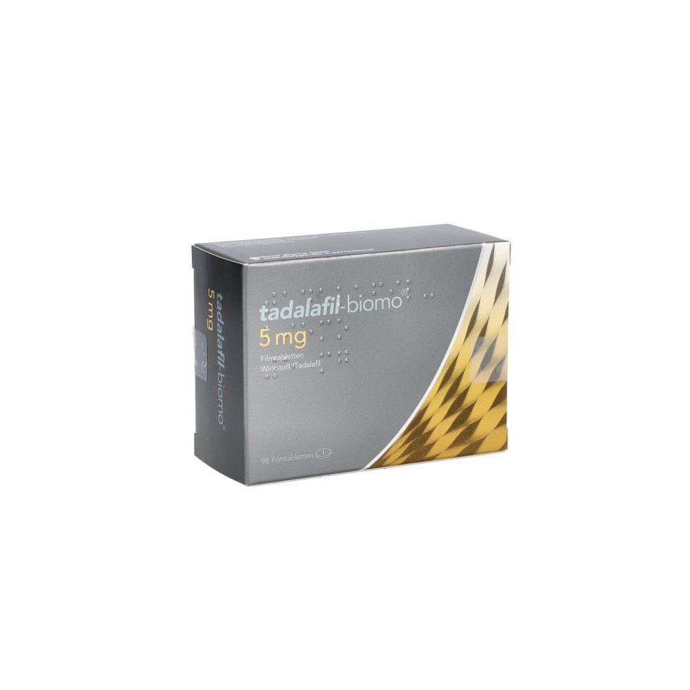 Tadalafil-Biomo 5 Mg Filmtabletten (98 stk)