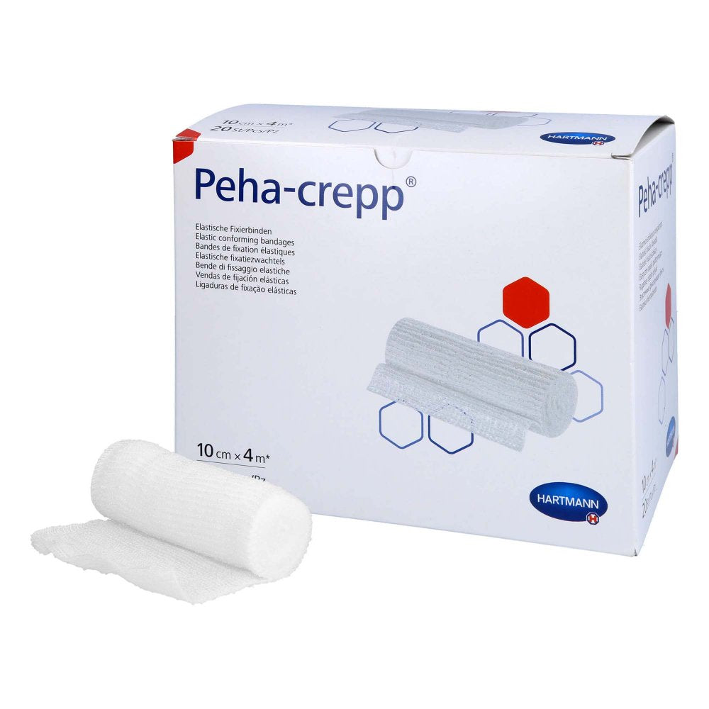 Das Produktfoto zeigt Peha Crepp Fixierbinde 10 Cmx4 M (20 stk) PZN 15782445