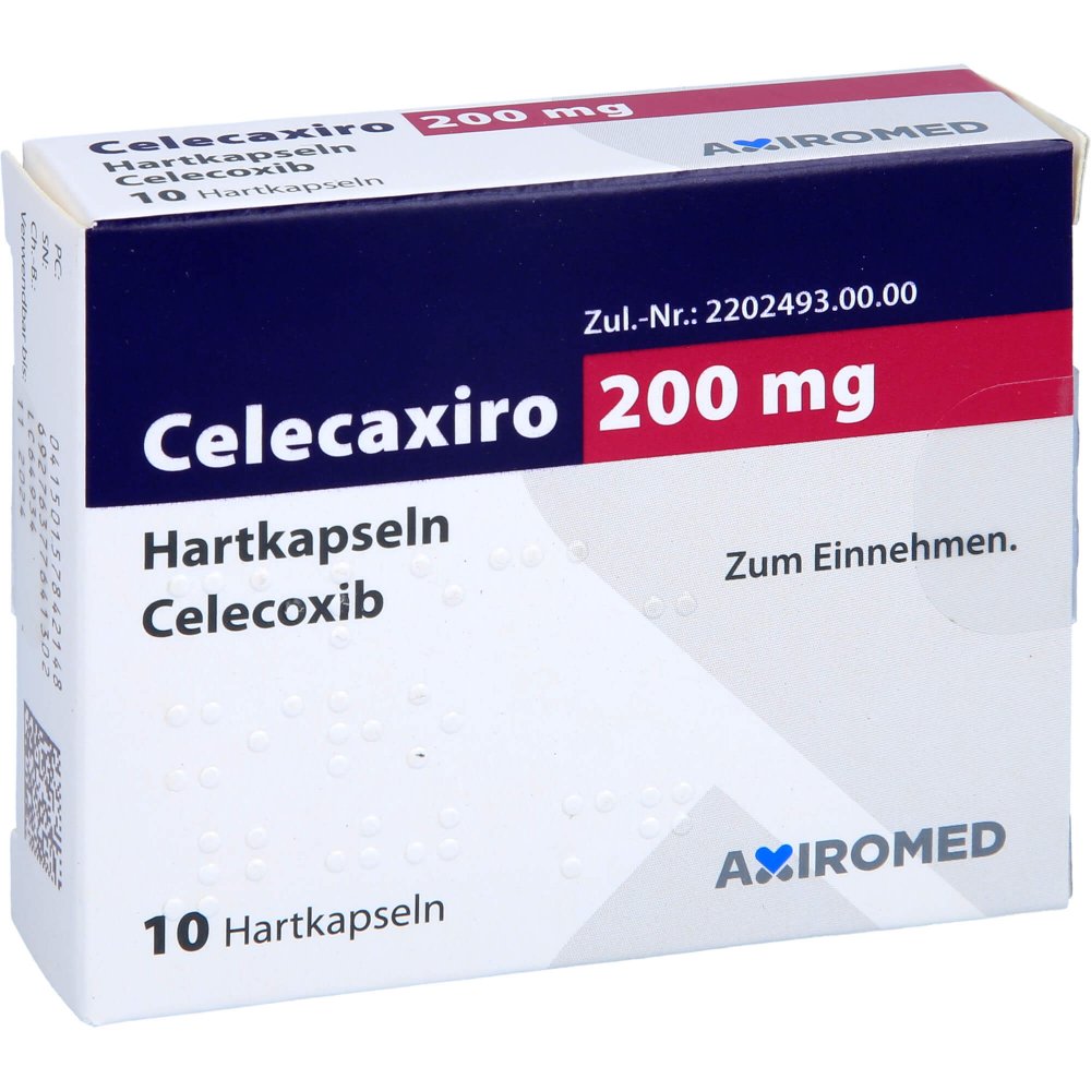 Das Produktfoto zeigt Celecaxiro 200 Mg Hartkapseln (10 stk) PZN 15784214