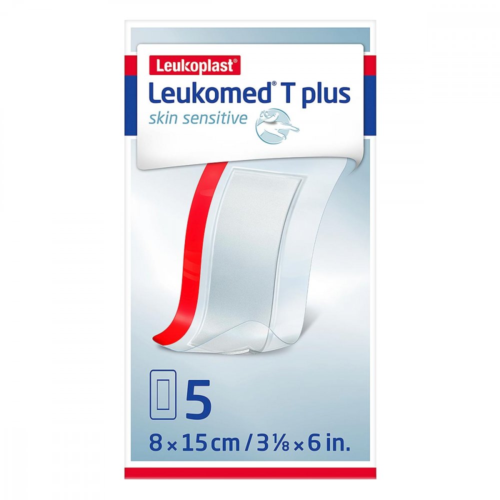 Leukomed T Plus Skin Sensitive Steril 8x15 Cm (5 stk)