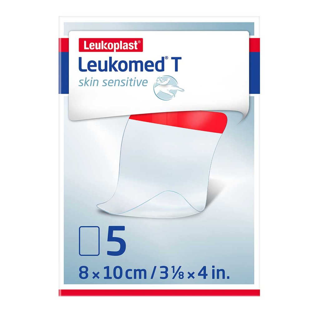 Leukomed T Skin Sensitive Steril 8x10 Cm (5 stk)