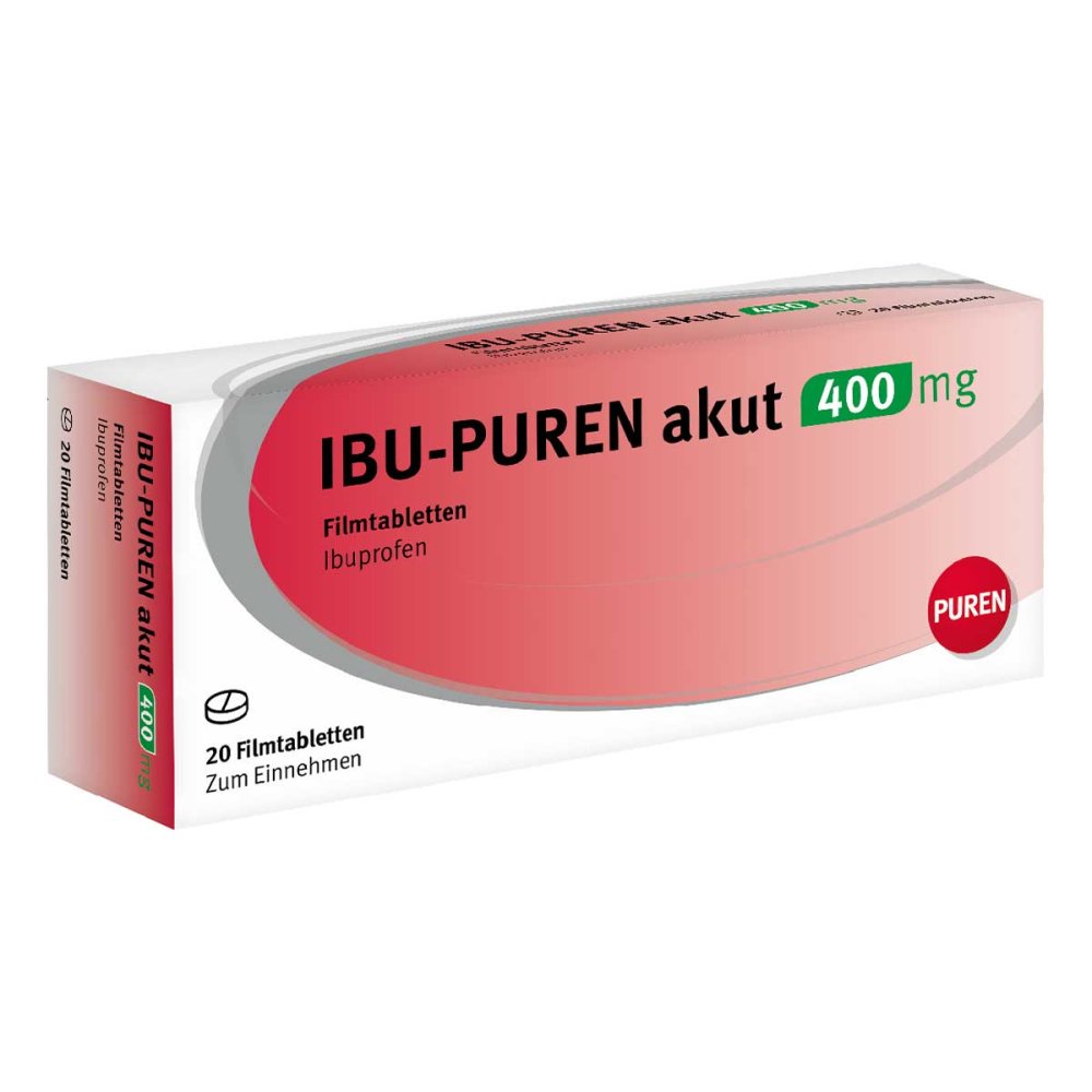 Ibu-Puren Akut 400 Mg Filmtabletten (20 stk)