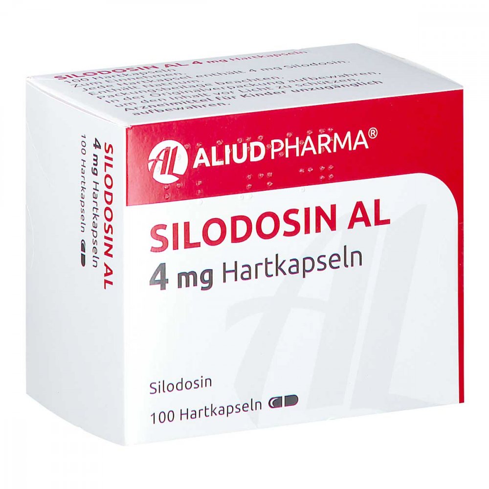 Das Produktfoto zeigt Silodosin Al 4 Mg Hartkapseln (100 stk) PZN 15895770