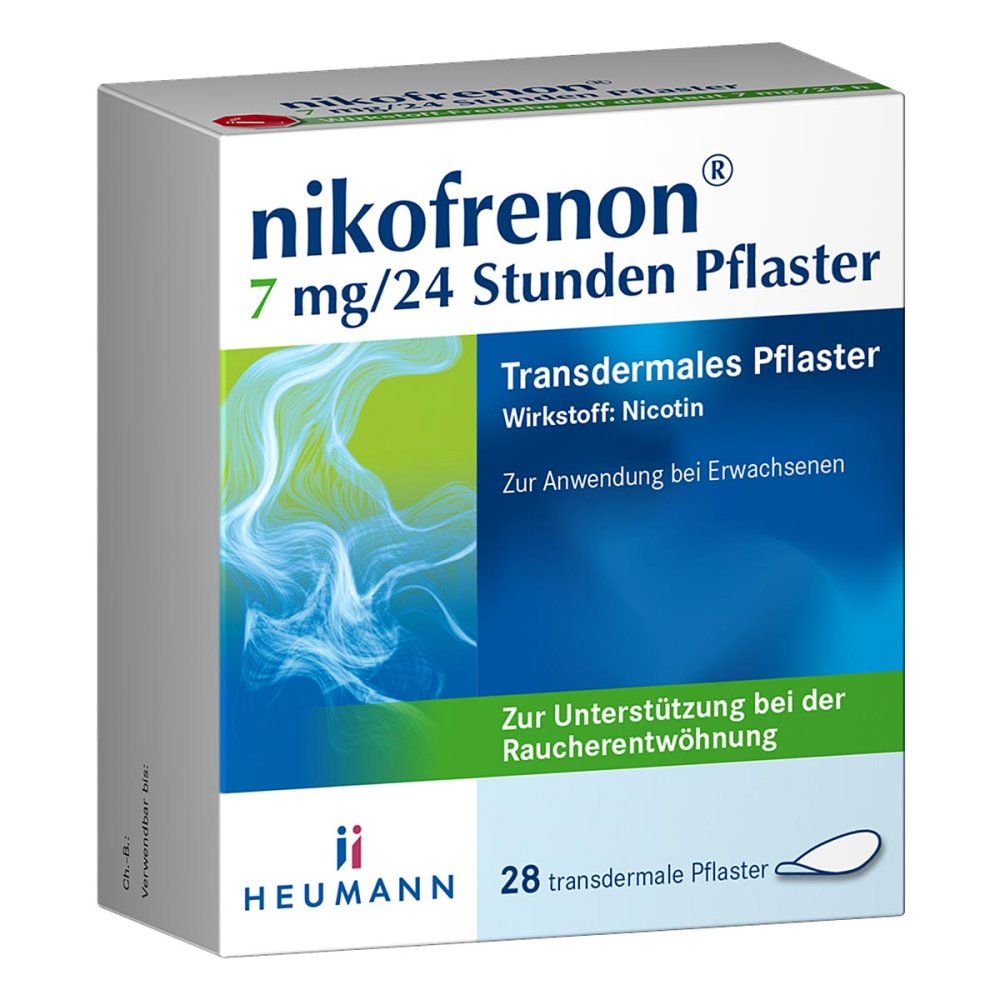 Nikofrenon 7 Mg/24 Stunden Pflaster Transdermal (28 stk)