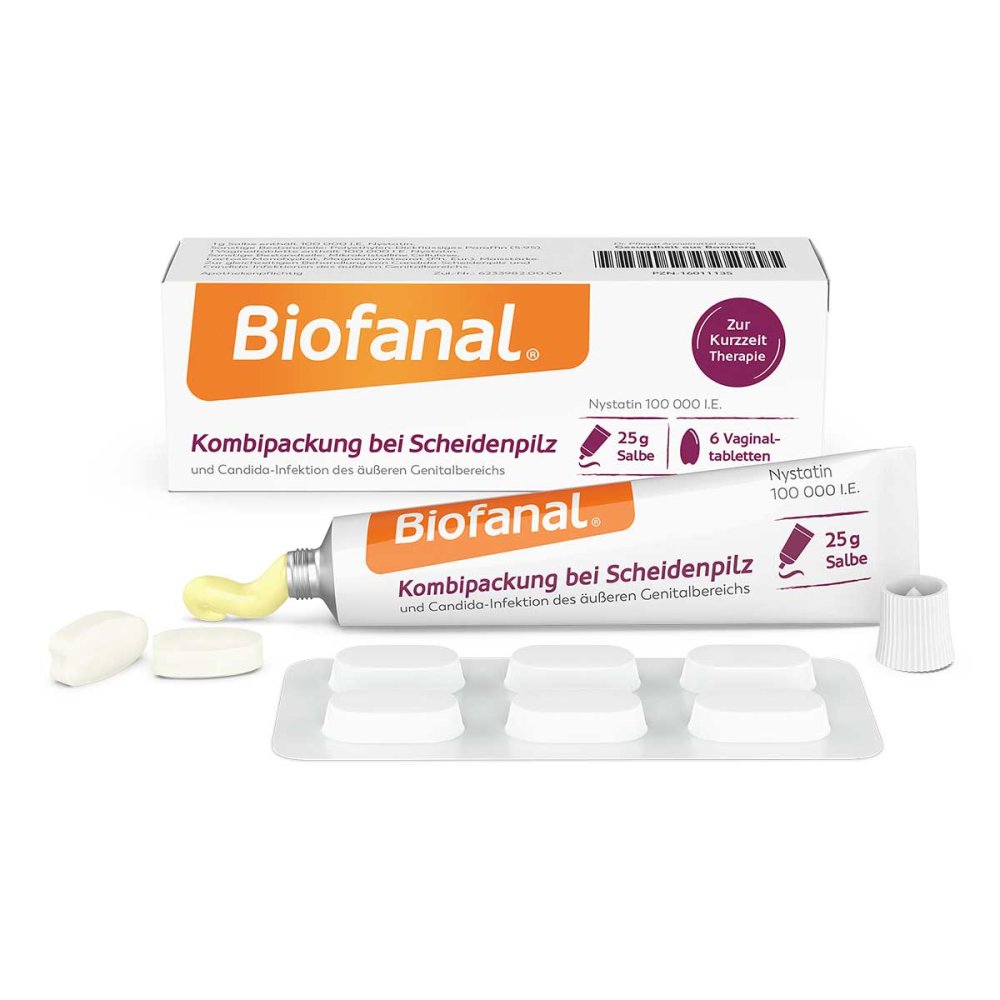 Biofanal Kombipackung B.Scheidenpilz Vagtab.+Salbe (1 Pck)