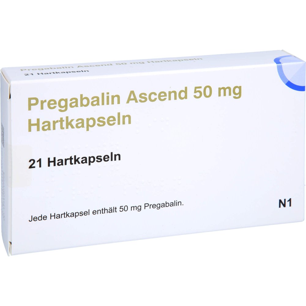 Pregabalin Ascend 50 Mg Hartkapseln (21 stk)