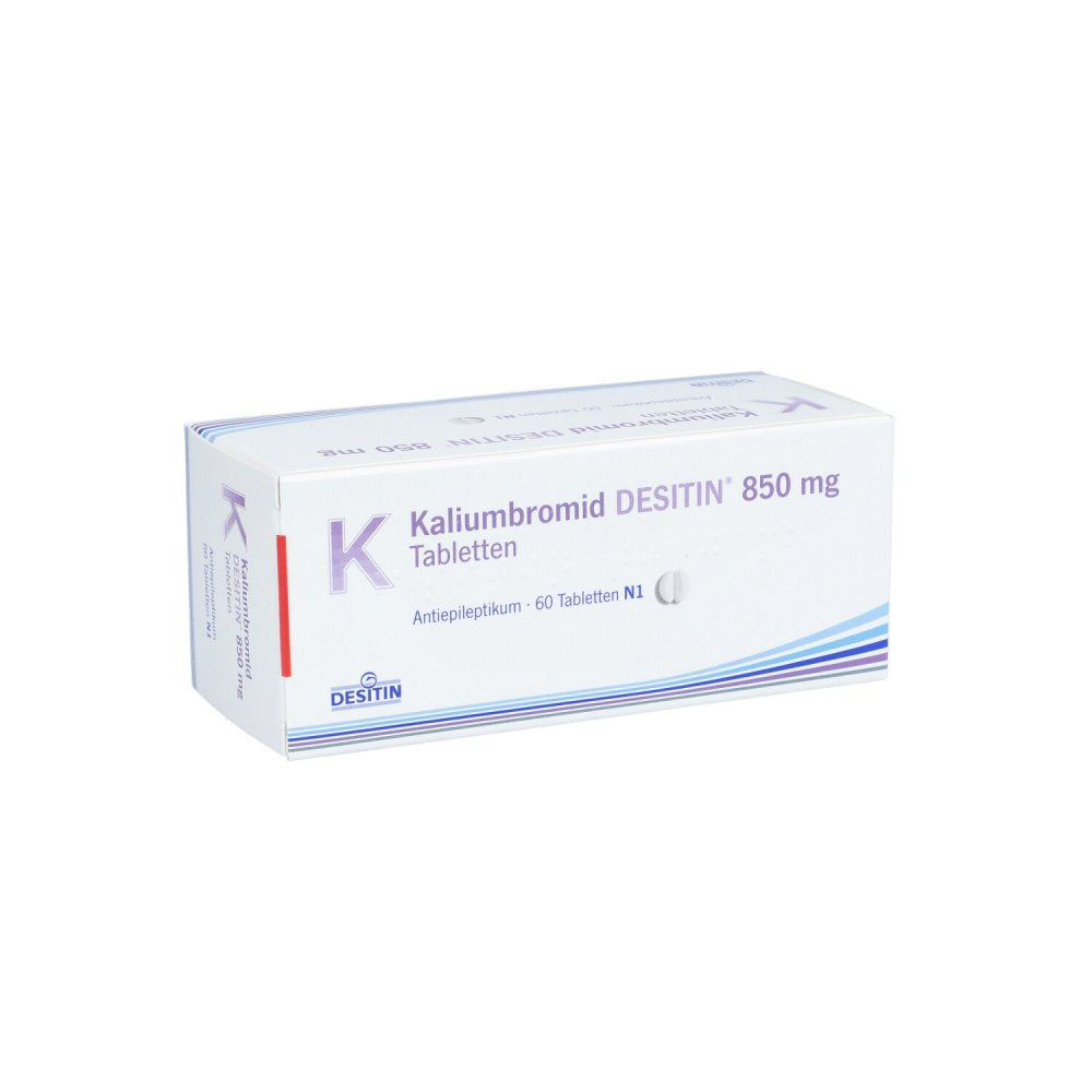 Das Produktfoto zeigt Kaliumbromid Desitin 850 Mg Tabletten (60 stk) PZN 16045803