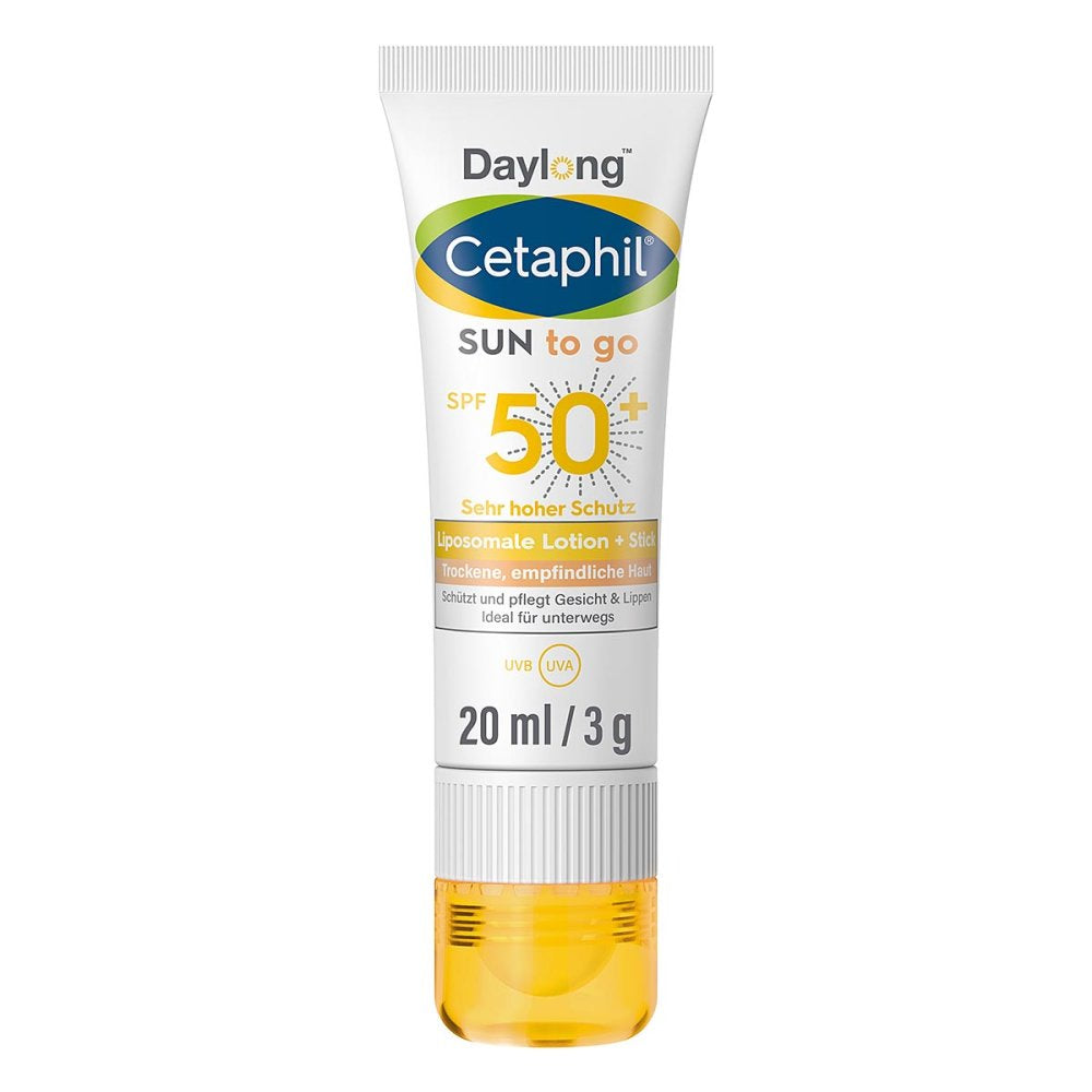 Das Produktfoto zeigt Cetaphil Sun Daylong Sun Stick To Go (20 ml) PZN 16060205