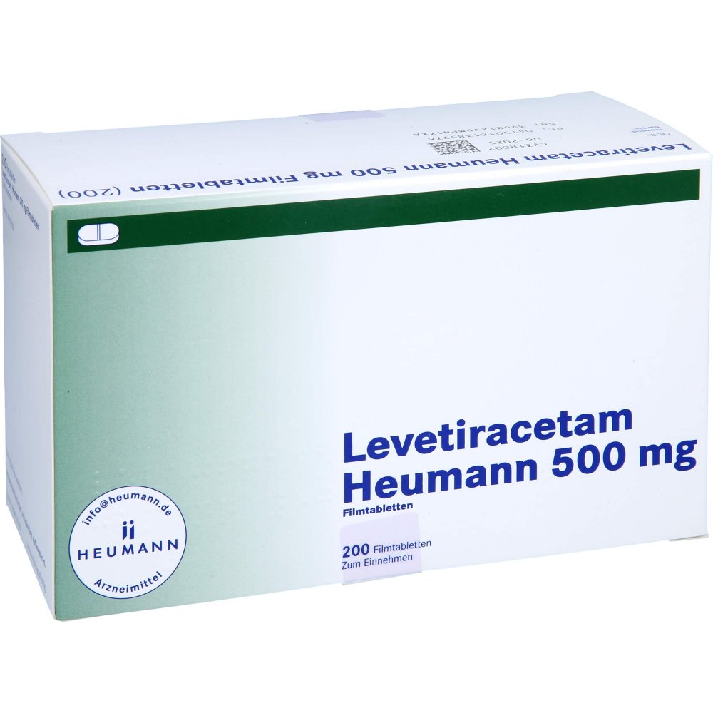 Levetiracetam Heumann 500 Mg Filmtabletten (200 stk)