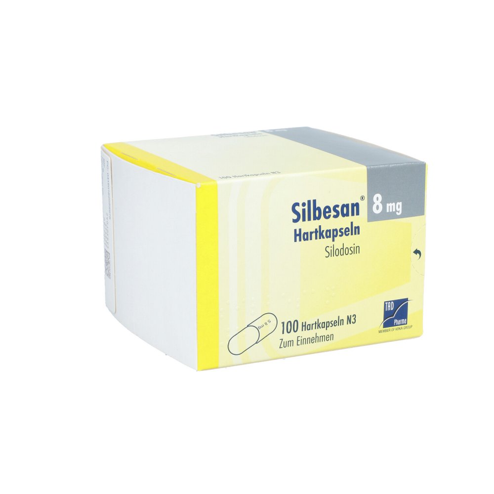 Das Produktfoto zeigt Silbesan 8 Mg Hartkapseln (100 stk) PZN 16205997