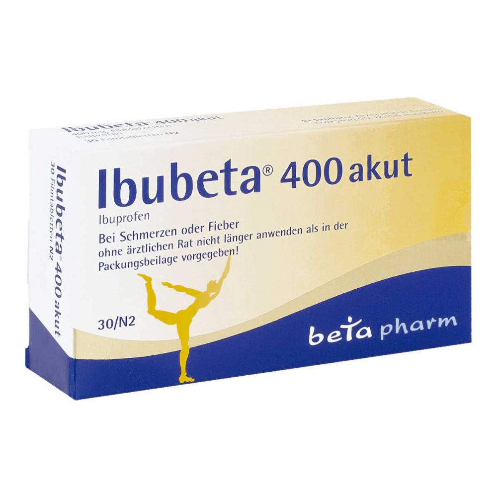 Ibubeta 400 Akut Filmtabletten (30 stk)