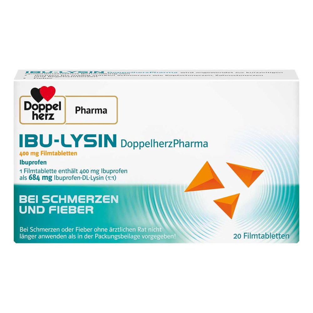 Ibu-Lysin Doppelherzpharma 400 Mg Filmtabletten (20 stk)
