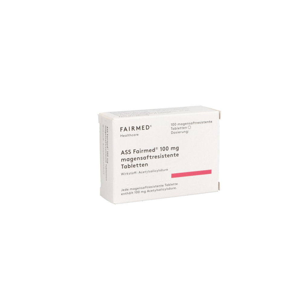 Das Produktfoto zeigt Ass Fairmed 100 Mg Magensaftres.Tabletten (100 stk) PZN 16236302