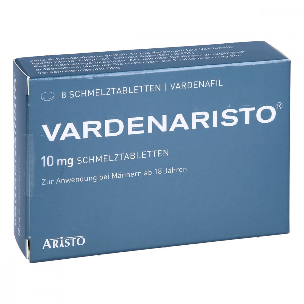 Vardenaristo 10 Mg Schmelztabletten (8 stk)