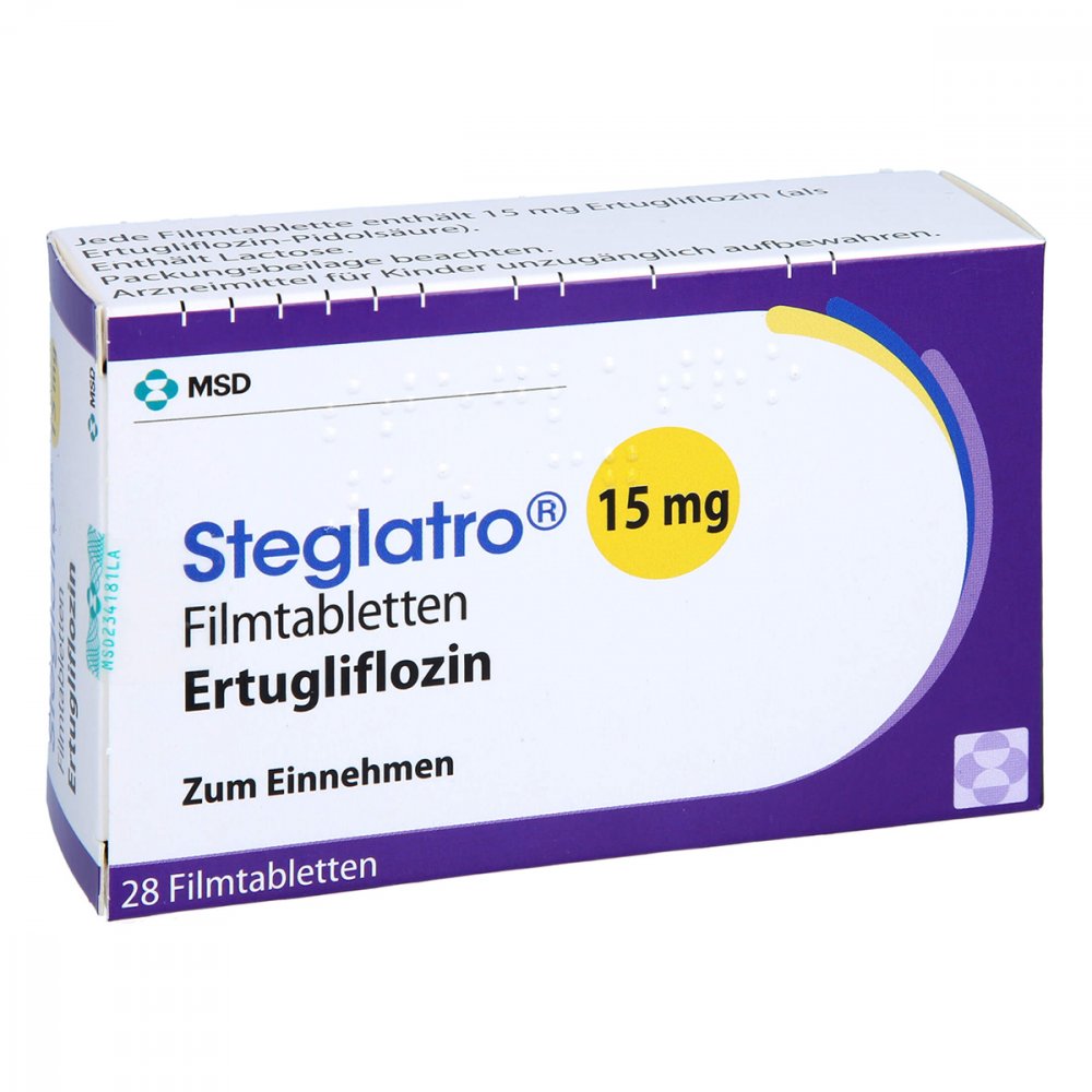 Das Produktfoto zeigt Steglatro 15 Mg Filmtabletten (28 stk) PZN 16351670